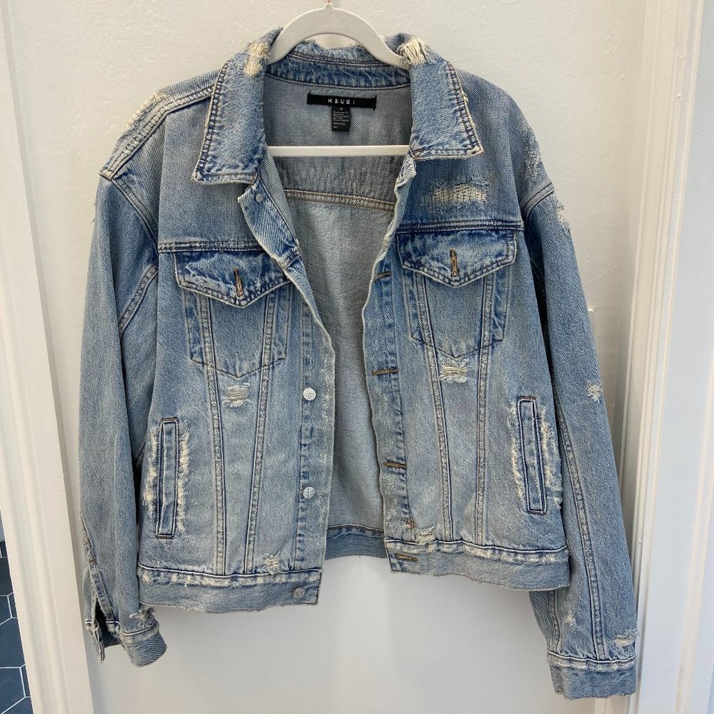 Ksubi Distressed Jean Jacket